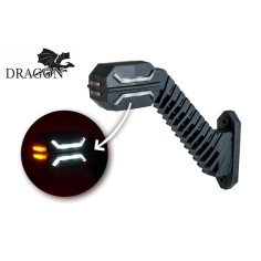 DESNO GAZARNO SVJETLO DRAGON LD 2995 BIJELO CRVENA NARANČASTA