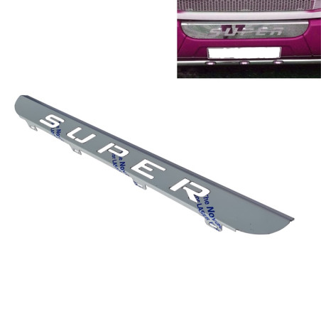 SCANIA R 10-18 CHROMOWY DEKOR ZDERZAKA - GRILLA - mały zderzak