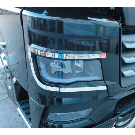 MAN TGX 21+ CHROME HEADLAMP FRAME