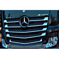 GRIGLIA INOX CROMATA MERCEDES ACTROS MP4 MP5