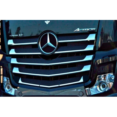 PARRILLA CROMADA INOXIDABLE MERCEDES ACTROS MP4 MP5