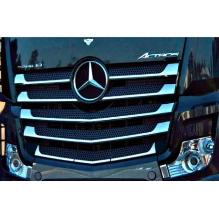 GRIGLIA INOX CROMATA MERCEDES ACTROS MP4 MP5