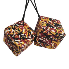 GELE DANE STIJL PLUCHE BLOKJES DP03