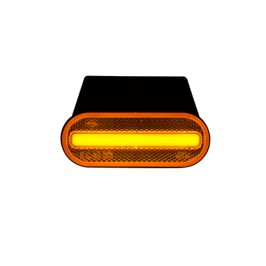 ORANJE LED-ONTLICHTINGSLAMP MET HANGER EN REFLECTOR