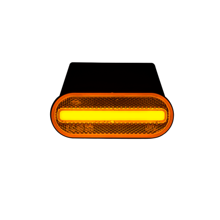 LAMPADA D'INGOMBRO A LED ARANCIONE CON GANCIO E RIFLETTORE