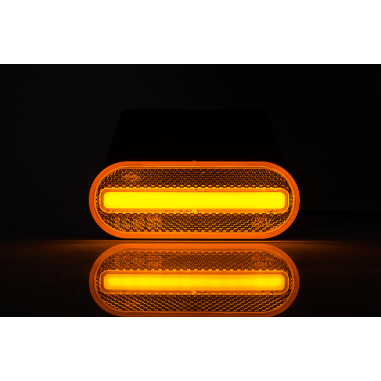 ORANGE LED MARKER LAMP WITH HANGER AND REFLECTOR LD 2774