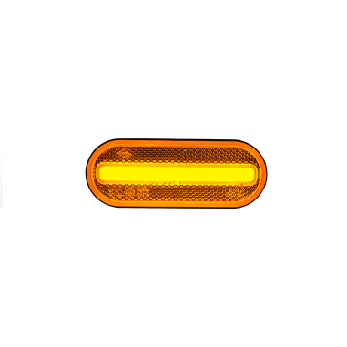 ORANGE LED CLEARANCE LAMPA MED GLAS LD 2771