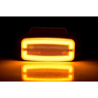 LUCE D'INGOMBRO A LED ARANCIO CON SUPPORTO E RIFLETTORE LD 2765