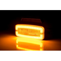 Oranžová LED obrysová lampa s věšákem a reflektorem LD 2765 2