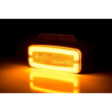 FEU D'ENJOLIVEUR LED ORANGE AVEC CROCHET ET RÉFLECTEUR LD 2765