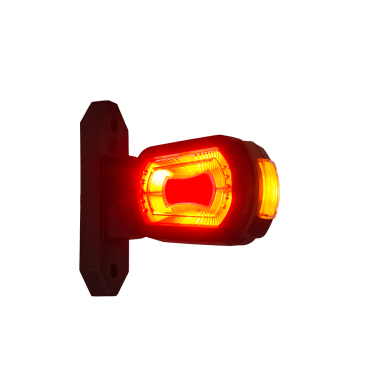 FEU D'ENJOLIVEUR DROIT LDCC 2777 BLANC ROUGE ORANGE