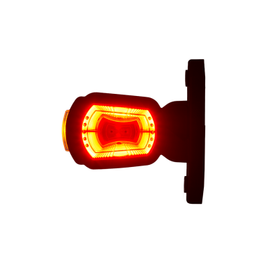 FEU D'ENJOLIVEUR GAUCHE LDCC 2776 BLANC ROUGE ORANGE