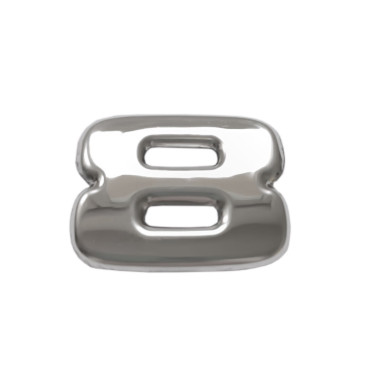 PÍSMENO 8 PRO PŘEKRÝVÁNÍ EMBLÉMU SCANIA NEXT GEN CHROME