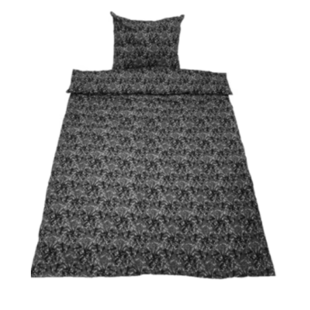 LITERIE 140x200 GRIS MOTIF PELUCHE DANOIS