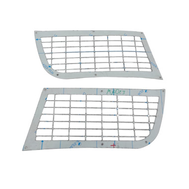 RETE DECORATIVA FARI CROMATI MAN TGX 21+