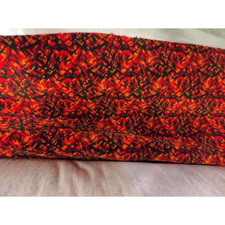 DEENSE ROOD PLUCHE MATERIAAL DP02RED