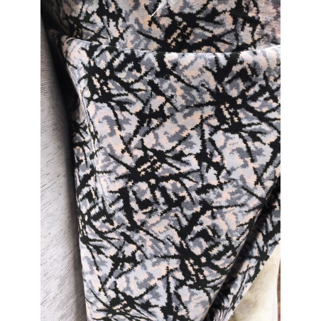 DEENS MATERIAAL, GRIJS PLUCHE DP02GREY