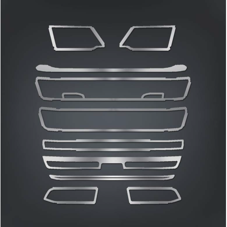 GRILLE SCANIA NEXT GEN R DÉCOR CHROME INOXYDABLE