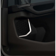 DÉCORS D'HAUT-PARLEURS DE PORTE CHROMÉS SCANIA NEXT GEN R S