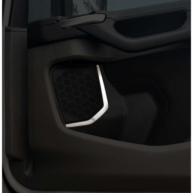 DECORACIONES DE ALTAVOCES DE PUERTA CROMADOS SCANIA NEXT GEN R S