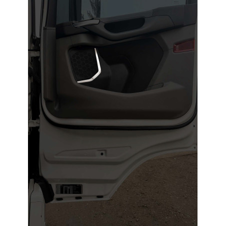 DECORI PER ALTOPARLANTI PORTIERA CROMATI SCANIA NEXT GEN R S