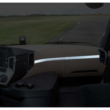 MERCEDES ACTROS MP4 MP5 CHROME PASSENGER CONSOLE DECOR