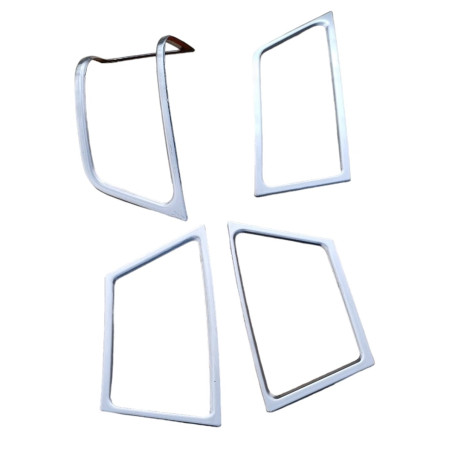 MERCEDES ACTROS MP4 MP5 CHROME AIR INTAKE FRAME DECORS