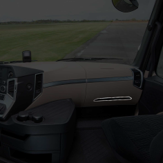 MERCEDES ACTROS MP4 MP5 CHROME DECORATIONS LOWER PASSENGER INTAKES