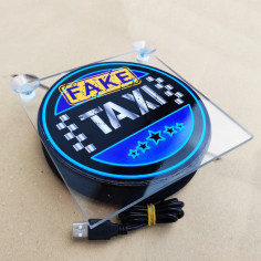 LIGHTBOX USB 17x17 FALSO TAXI SCHEDA DELUXE ILLUMINATA A LED 2