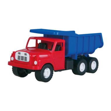 RÖD OCH BLÅ TATRA 148 DUMPER 30CM BIL FÖR BARN LEKSAK