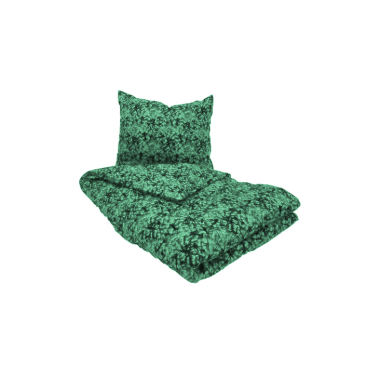 ROPA DE CAMA 140x200 ESTAMPADO FELPA DANÉS VERDE