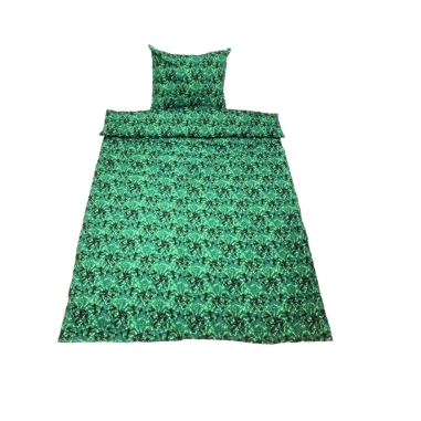 BEDDING 140x200 PATTERN GREEN DANISH PLUSH