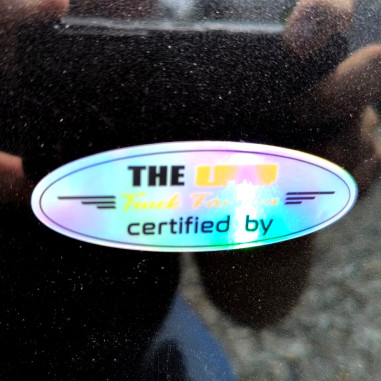 HOLOGRAM MATRICA "CERTIFIED BY THE TRUCK FAMILIA" 8cm