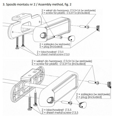 LAMPADA DI SEGNALAZIONE GALLO A LED 12/24V LDO 2780