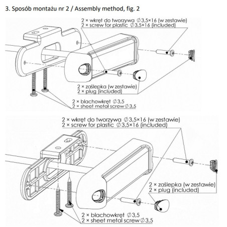 LAMPADA DI SEGNALAZIONE GALLO A LED 12/24V LDO 2780