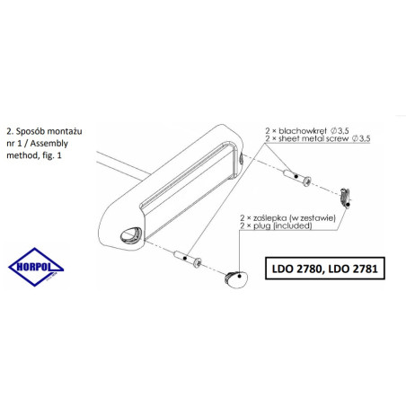 ROOSTER LED WAARSCHUWINGSLAMP 12/24V LDO 2780