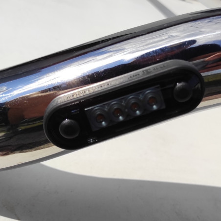 VOLVO FH4 FH5 TUBO LATERALE INOX CON FORI LED