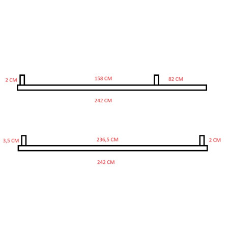 VOLVO FH4 FH5 STAINLESS SIDE BARS WITH LED HOLES