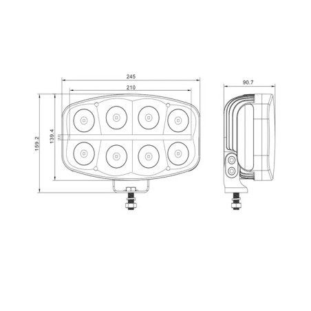 L3412 FARO LED + LUZ DE POSICIÓN