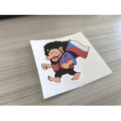 TROLL CZECH REPUBLIC STICKER 8cm 2