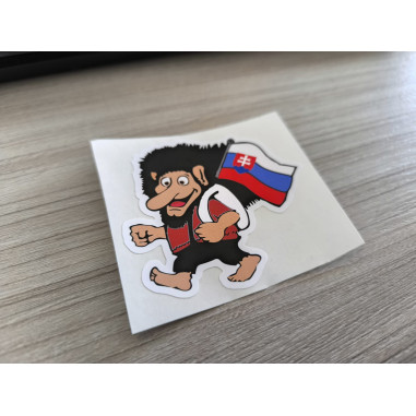 AUTOCOLLANT TROL SLOVAQUIE 8cm