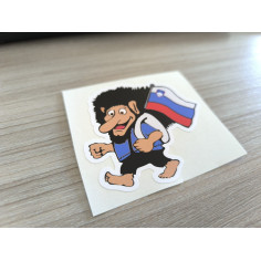 AUTOCOLLANT TROLL SLOVÉNIE 8cm 2