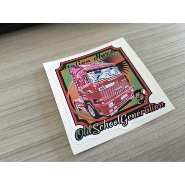 "ITALIAN HORSE" STICKER 8cm