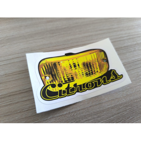 "CITRONS" WLEPA NAKLEJKA 8cm
