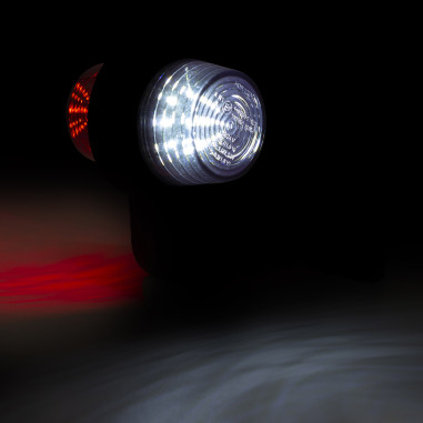 LINKER LED-ONTLICHTINGSLAMP, WIT ROOD, BROKE LD 2586/GRAPHITE