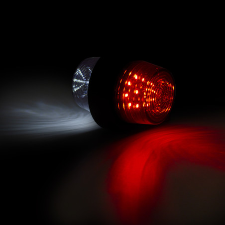 LED-ONTLICHTINGSLAMP WIT ROOD KORT LD 2588/GRAPHITE