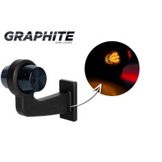 VÄNSTER DEKORATIV LED-LAMPA ORANGE-RÖD LD 2620/GRAPHITE