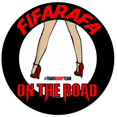FIFARAFA ON THE ROAD NALEPKA 10 CM