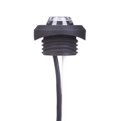 POMARAŃCZOWA LAMPA OZDOBNA WCISKANA W RURĘ DYMIONY KLOSZ LD 2632/GRAPHITE