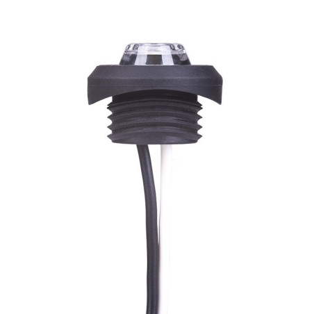 LAMPE DÉCORATIVE ORANGE PRESSÉE DANS UN TUBE, LAMPE FUMÉE LD 2632/GRAPHITE